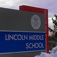Photo taken at Lincoln Middle School by DaMica W. on 3/9/2013