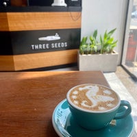 Photo taken at Three Seeds Coffee by Maryam on 5/25/2021