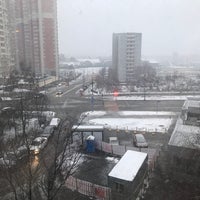 Photo taken at Strogino District by Alexander K. on 1/6/2018