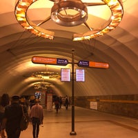Photo taken at metro Novocherkasskaya by Alexander K. on 5/18/2019