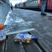 Photo taken at Ж/Д платформа Чертаново by Alexander K. on 2/24/2019