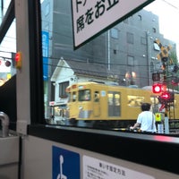 Photo taken at 新井薬師前第1号踏切 by yoshi_rin on 5/19/2019