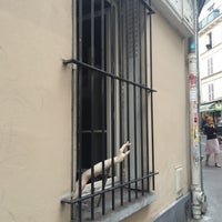 Photo taken at Rue des Trois Frères by Yuxiao W. on 7/12/2015