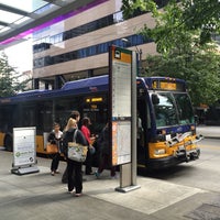 Photo taken at King County Metro Stop #548 by Matthew C. on 6/10/2016