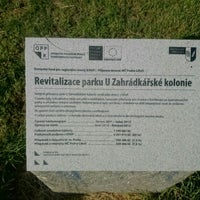 Photo taken at Park U Zahrádkářské kolonie by Jakub P. on 6/20/2016