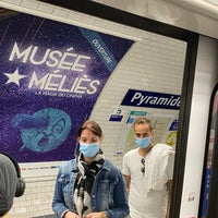 Photo taken at Métro Pyramides [7,14] by Janner A. on 9/12/2021