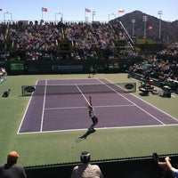 Photo taken at Indian Wells Tennis Garden Court 2 by Cate C. on 3/11/2013