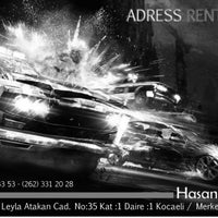 Photo taken at Adress Rent A Car by Hasan A. on 12/26/2014