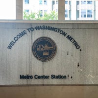 Photo taken at Metro Center Metro Station by mai on 7/2/2023