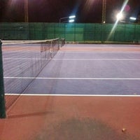 Photo taken at PTT Tennis Courts by Shin S. on 12/7/2012
