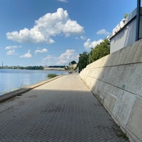 Photo taken at Набережная реки Великой by Мария М. on 7/12/2021