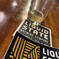 Photo taken at Liquid State Brewing Company by gabe k. on 7/8/2022