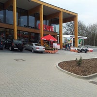 Photo taken at REWE by Ad 13. r. on 4/16/2013