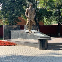 Photo taken at Памятник Платонову by Marina on 8/10/2019