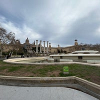 Photo taken at Magic Fountain of Montjuïc by Cansu İ. on 3/2/2024
