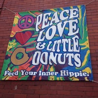 Photo taken at Peace, Love &amp;amp; Little Donuts by Patsy M. on 8/6/2016