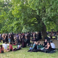 Photo taken at Clara-Zetkin-Park by Katharina E. on 6/5/2022
