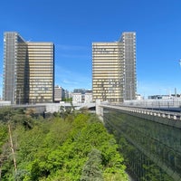 Photo taken at Bibliothèque François Mitterrand RER Station [C] by Katharina E. on 4/17/2022