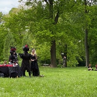 Photo taken at Clara-Zetkin-Park by Katharina E. on 5/21/2021