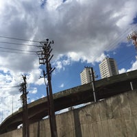 Photo taken at Ponte do Jaguaré by Sinha L. on 3/12/2016
