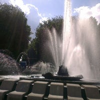 Photo taken at Fountain in Center Park by Valery S. on 6/8/2013