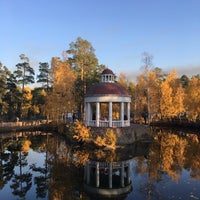 Photo taken at Gagarin Park by Anastasia S. on 10/7/2019