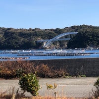 Photo taken at くしもと大橋 by Masayo W. on 1/4/2021