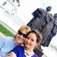 Photo taken at Памятник Петру и Февронии by Мария Л. on 5/19/2017