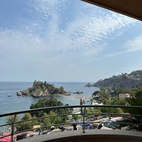Photo taken at Panoramic Hotel Taormina by MS on 6/24/2023