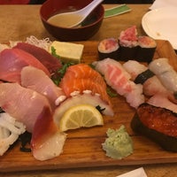 Photo taken at Tomoe Sushi by Ozgur K. on 6/24/2017