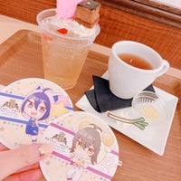 Photo taken at アニメイトカフェショップ by あおぴ on 3/18/2019