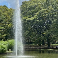 Photo taken at Yoyogi Park Fountain by Toraneko P. on 7/22/2023