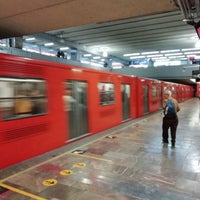 Photo taken at Metro Tacubaya (línea 9) by Cesar O. on 12/15/2018