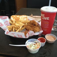 Photo taken at Raising Cane&amp;#39;s Chicken Fingers by Monica M. on 4/8/2013