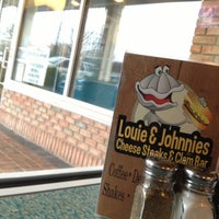 Photo taken at Louie and Johnnies Cheese Steaks and Clam Bar by Anndrea D. on 3/11/2013
