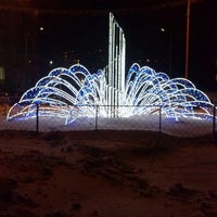 Photo taken at Светодиодный фонтан by Ирина З. on 3/26/2013