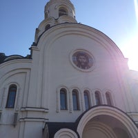 Photo taken at Храм  Рождества Христова, г. Фрязино by Сергей Я. on 9/21/2014
