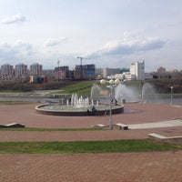 Photo taken at Президентская лестница и фонтан by Trifonov on 4/30/2015
