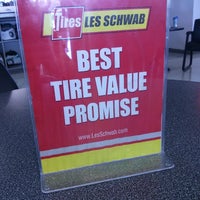 Photo taken at Les Schwab Tire Center by Michael N. on 3/26/2013