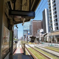 Photo taken at Hankai Tramway Abeno Station by おてゆび on 4/22/2023