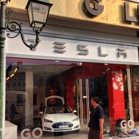 Photo taken at Tesla Store by Martin G. on 7/17/2013