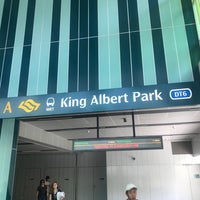 Photo taken at King Albert Park MRT Station (DT6) by Kazuhiro C. on 4/15/2019