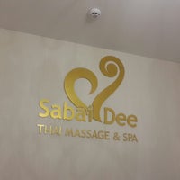 Photo taken at Thai massage &amp;quot;Sabai Dee&amp;quot; Тайский массаж by Bahtiyar Ç. on 1/20/2015