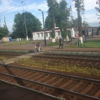 Photo taken at станция Фаниполь by Илья С. on 6/12/2014