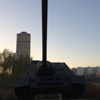 Photo taken at Памятник «САУ СУ-100» by Ольга В. on 10/17/2018