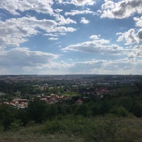 Photo taken at Vyhlídka na Troju (Bohnice) by Honza Š. on 7/26/2022