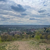 Photo taken at Vyhlídka na Troju (Bohnice) by Honza Š. on 4/26/2022