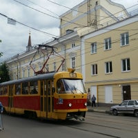 Photo taken at Остановка трамвая «пл. Карла Маркса» by Renie L. on 7/8/2017