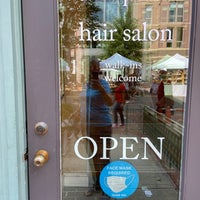 Photo taken at Randolph Cree Hair Salon by Karen T. on 9/11/2021