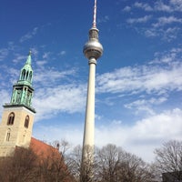Photo taken at Berlin TV Tower by Maya B. on 4/17/2013